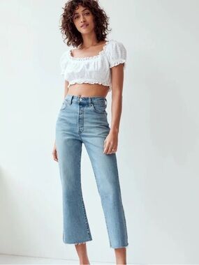 Levi's Ribcage Crop Flare Jeans